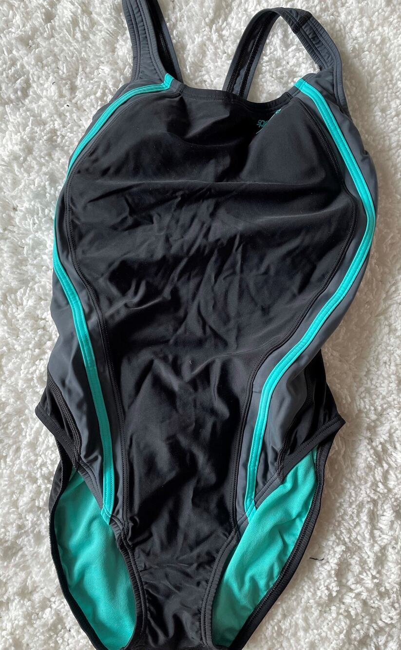 Speedo 1 piece racerback swimsuit Sz 12